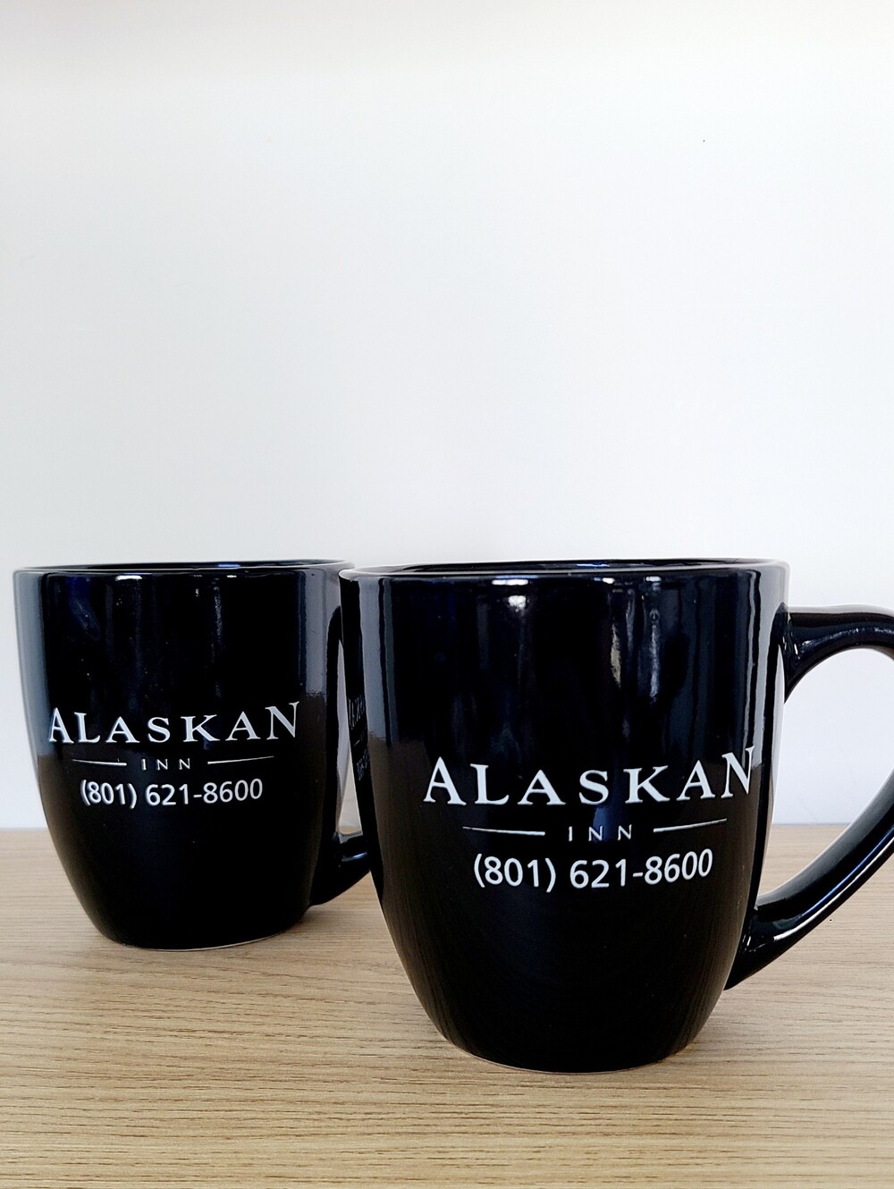 Set Of Black Ceramic Coffee Mug - Branded Hotel Mug